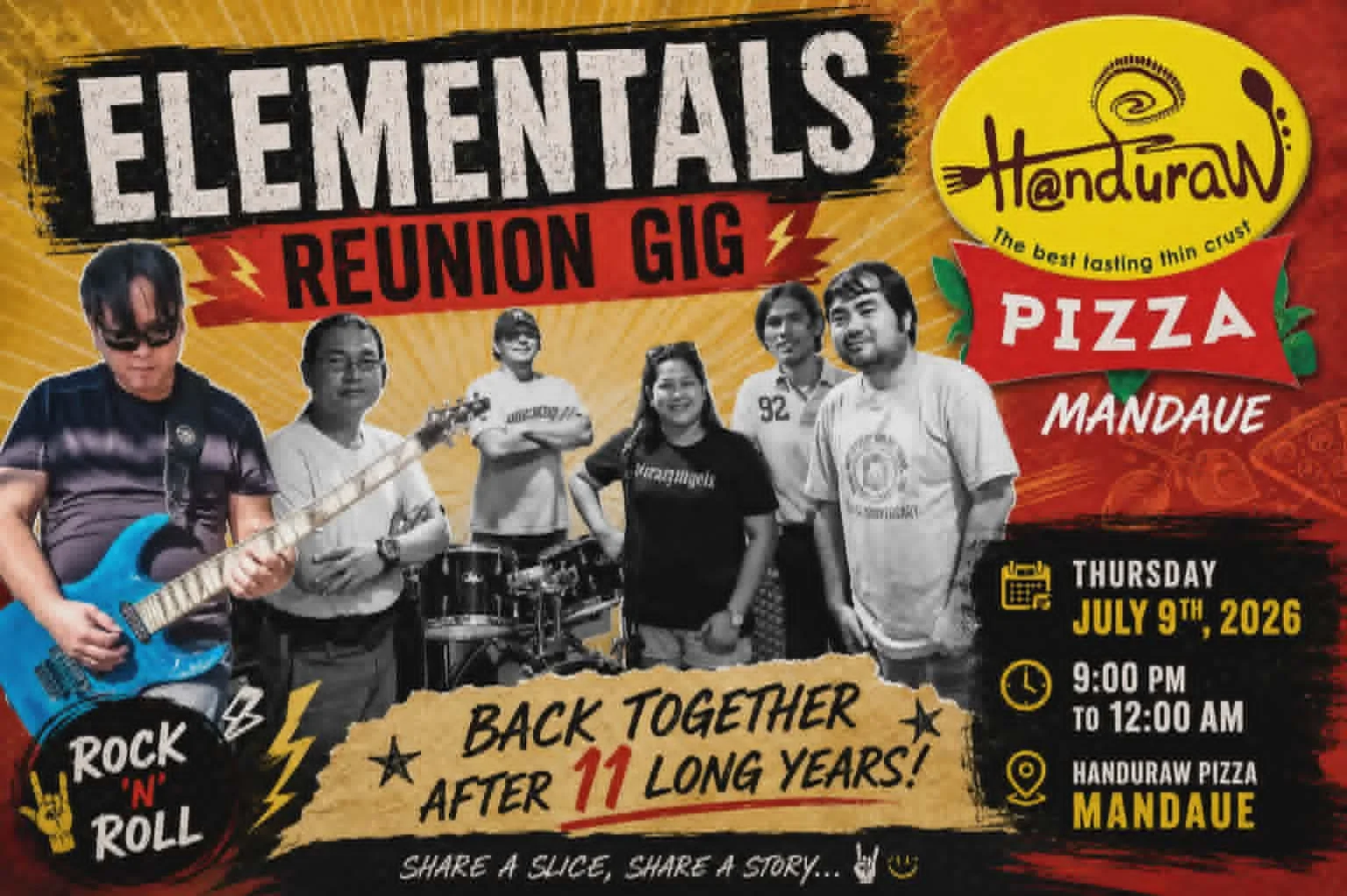 Elementals Reunion Gig