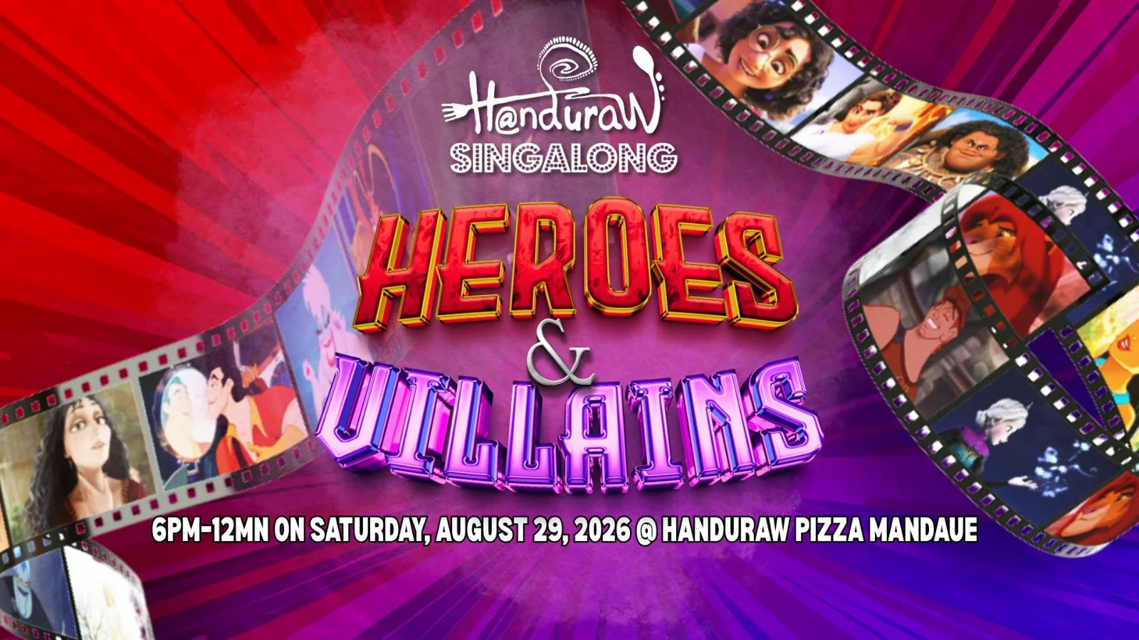HANDURAW SING ALONG HEROES AND VILLAINS