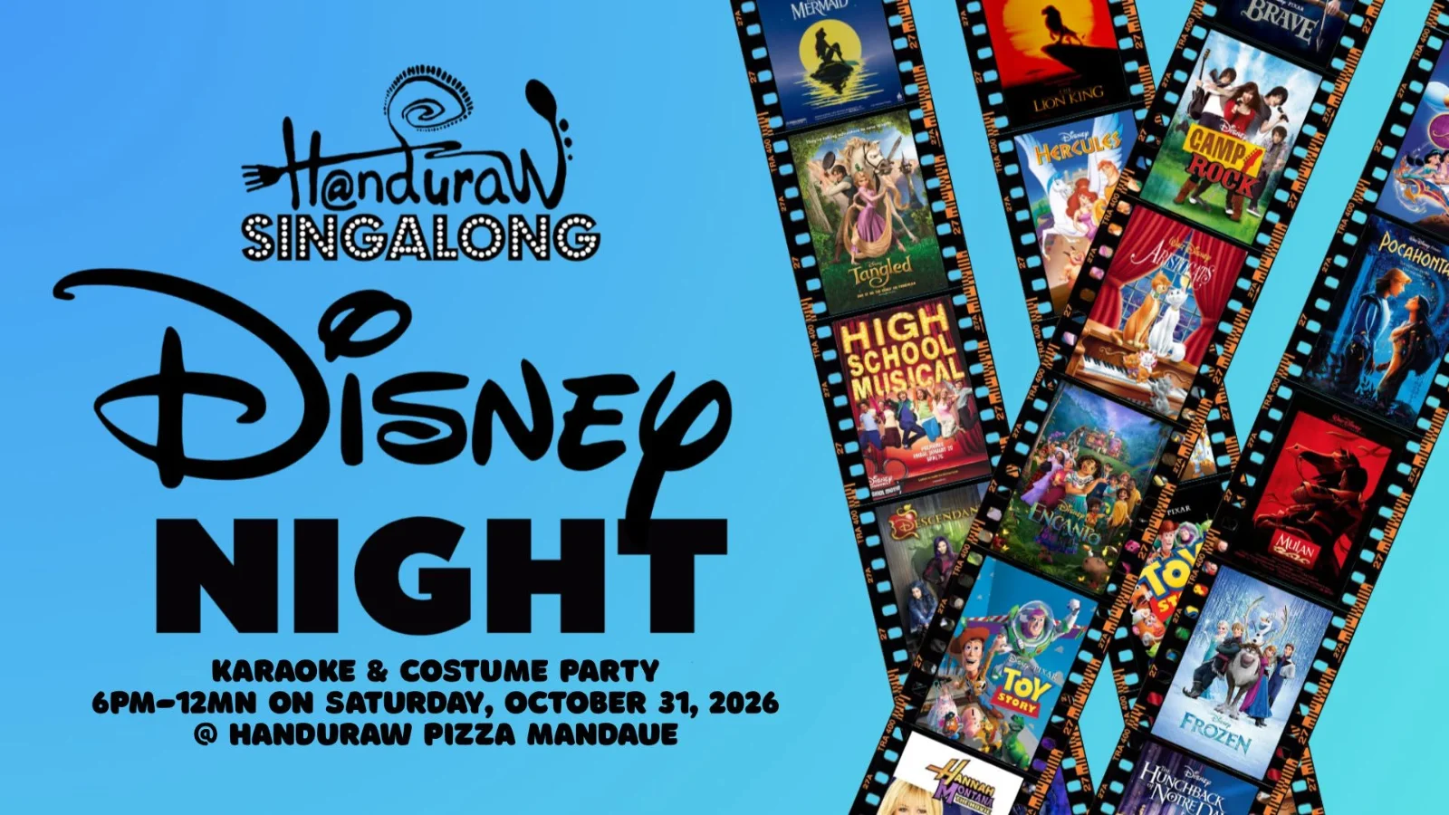 DISNEY NIGHT HANDURAW SING ALONG