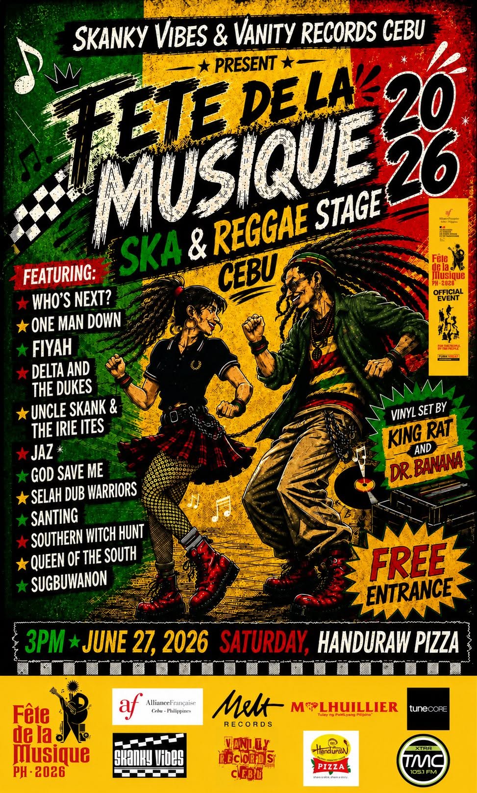 Fete de La Musique 2026 Ska & Reggae Stage Cebu