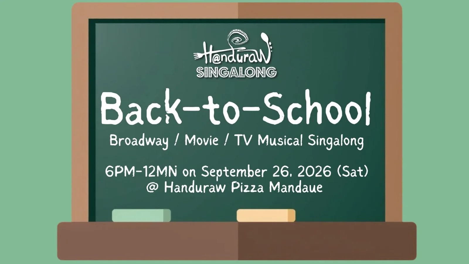 BACK TO SCHOOL HANDURAW SING ALONG